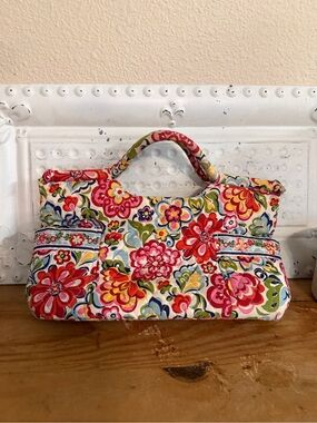 Vera Bradley Gabby Bag Hope Garden Floral Retired 2009 Quilted Satchel Handbag